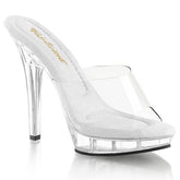 5 Inch Heel LIP-101 Clear